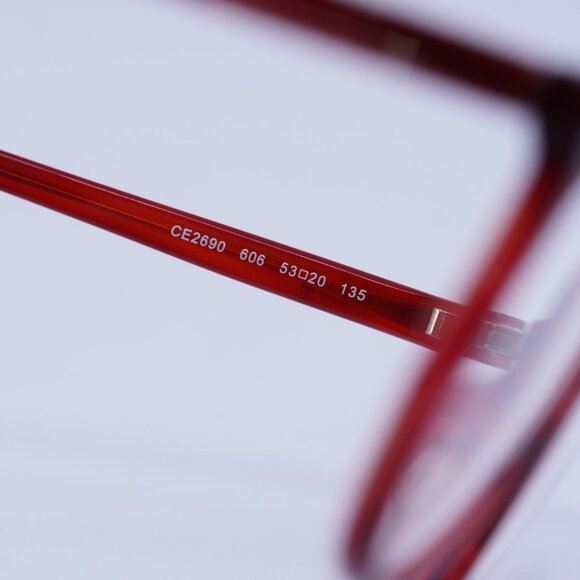 🕶️ New Chloe CE2690 606 Eyeglasses - Burgundy Frame 53mm - Picture 7 of 9